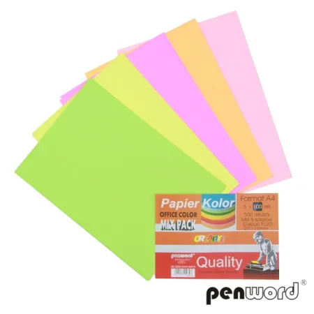 Papier ksero A4/500 kolor mix intensywny